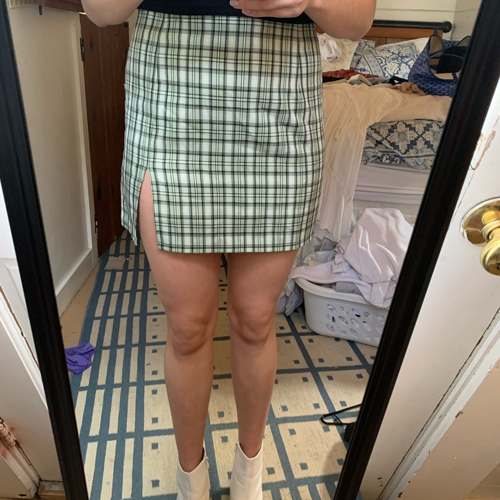 PRINCESS POLLY PLAID SKIRT